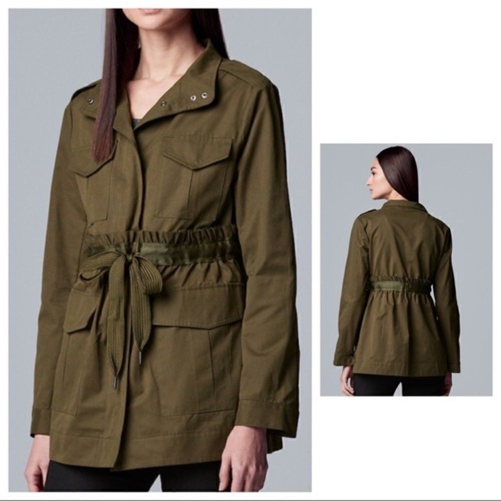 Simplyvera Wang Military Style Jacket/Trench Coat… - image 8